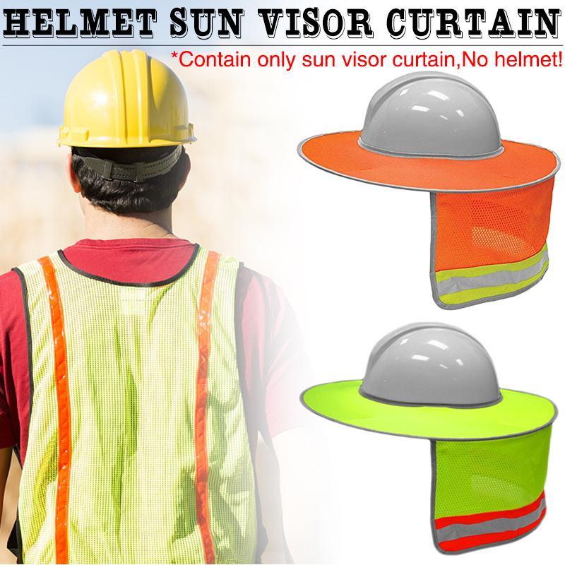 hard hat sun visor shield